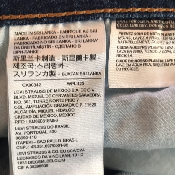 Levi’s “Wedgie Straight” High Rise NWT Medium Wash Ankle Jeans size 20W - Picture 11 of 13